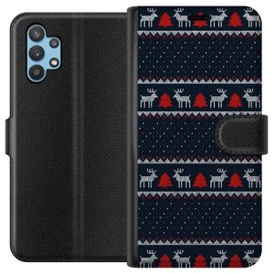 Samsung Galaxy A32 5G Svart Plånboksfodral Tomtens Team