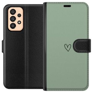 Samsung Galaxy A33 5G Sort Tegnebogsetui Hjärta