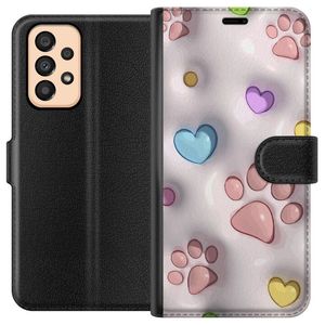 Samsung Galaxy A33 5G Sort Tegnebogsetui Fluffiga Tassar