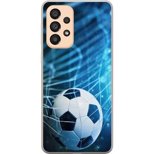 Samsung Galaxy A33 5G Gennemsigtigt Telefoncover Fotboll