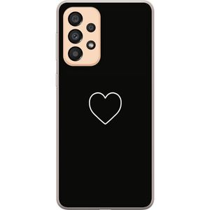Samsung Galaxy A33 5G Transparent Mobilskal Hjärta
