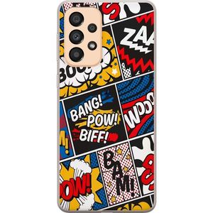 Samsung Galaxy A33 5G Transparent Mobilskal Tecknat Boom!