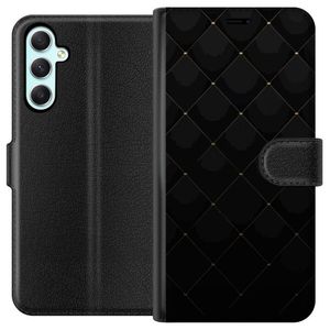 Samsung Galaxy A34 Sort Lommebokdeksel Exklusivt Mönster
