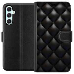 Samsung Galaxy A34 Svart Plånboksfodral Lyxiga rutor