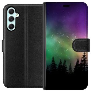 Samsung Galaxy A34 Svart Plånboksfodral Norrsken