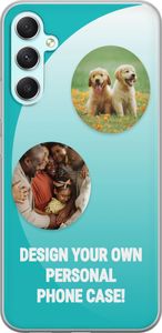 Suunnittele omat Samsung Galaxy A34 Läpinäkyvä kuori