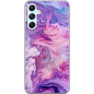 Samsung Galaxy A34 Transparent Mobilskal Marmor