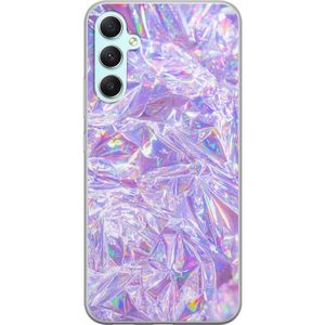 Samsung Galaxy A34 Transparent Mobilskal Glitter