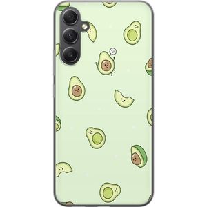 Samsung Galaxy A35 Transparent Mobilskal Avokado