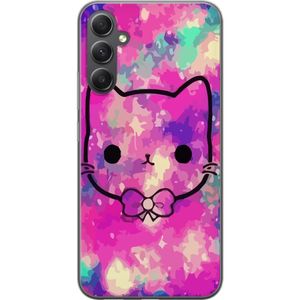 Samsung Galaxy A35 Transparent Mobilskal Katt