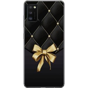 Samsung Galaxy A41 Gjennomsiktig Telefondeksel Elegant Rosett