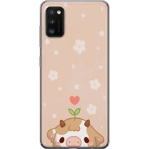 Samsung Galaxy A41 Gjennomsiktig Telefondeksel Gullunge