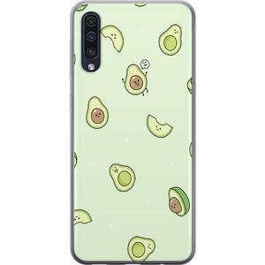Samsung Galaxy A50 Gjennomsiktig Telefondeksel Avokado