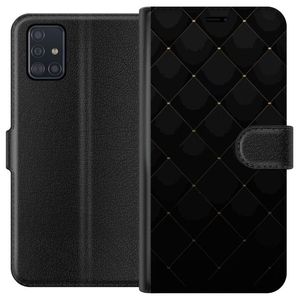 Samsung Galaxy A51 Sort Tegnebogsetui Exklusivt Mönster