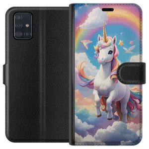 Samsung Galaxy A51 Sort Tegnebogsetui Stolt Enhörnig