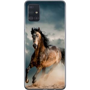 Samsung Galaxy A51 Transparent Mobilskal Springande Häst