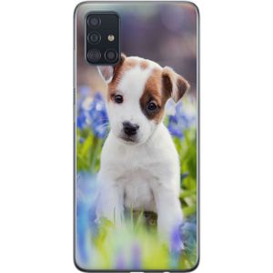 Samsung Galaxy A51 Transparent Mobilskal Hundvalp