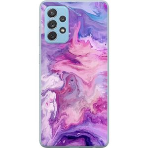 Samsung Galaxy A52 5G Transparent Mobilskal Marmor