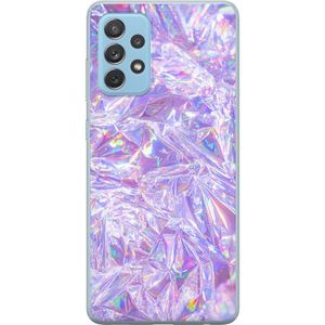Samsung Galaxy A52 5G Transparent Mobilskal Glitter