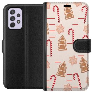 Samsung Galaxy A52s 5G Svart Plånboksfodral Julens Godisglädje