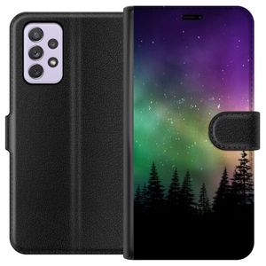 Samsung Galaxy A52s 5G Svart Plånboksfodral Norrsken