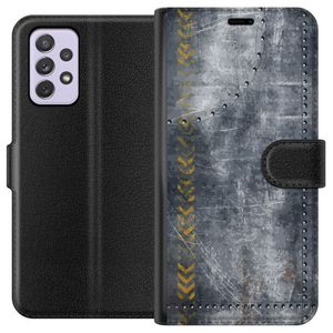 Samsung Galaxy A52s 5G Svart Plånboksfodral Metall