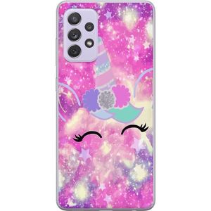 Samsung Galaxy A52s 5G Transparent Mobilskal Glad Enhörning