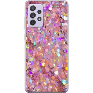 Samsung Galaxy A52s 5G Transparent Mobilskal Glitter