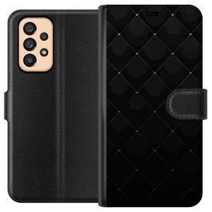 Samsung Galaxy A53 5G Svart Plånboksfodral Exklusivt Mönster