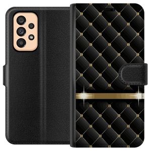 Samsung Galaxy A53 5G Svart Plånboksfodral Lyxigt