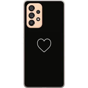 Samsung Galaxy A53 5G Transparent Mobilskal Hjärta