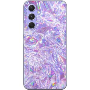 Samsung Galaxy A54 Transparent Mobilskal Glitter
