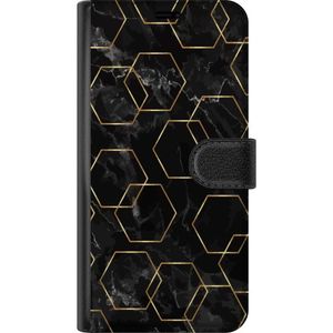 Samsung Galaxy A55 Sort Lommebokdeksel Guldkretsen