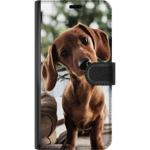 Samsung Galaxy A55 Sort Lommebokdeksel Ung Hund