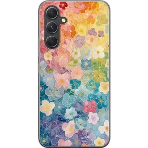 Samsung Galaxy A55 Transparent Mobilskal Miniatyrblommor