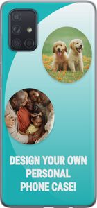 Designa ditt eget Samsung Galaxy A71 Genomskinligt Skal