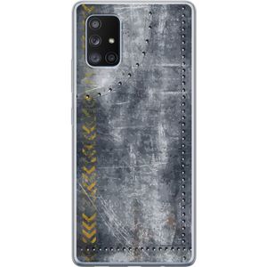 Samsung Galaxy A71 5G Transparent Mobilskal Metall