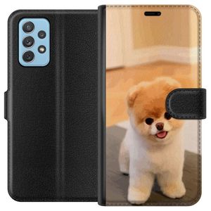 Samsung Galaxy A72 5G Sort Lommebokdeksel Söt Valp