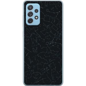 Samsung Galaxy A72 5G Transparent Mobilskal Himlakroppar