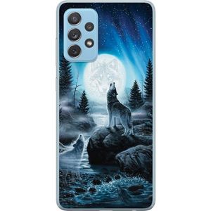 Samsung Galaxy A72 5G Transparent Mobilskal Varjar på natten