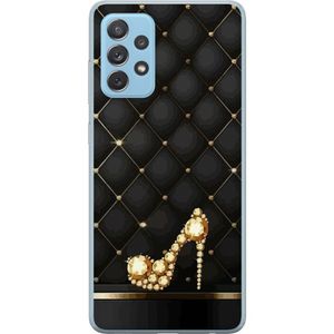 Samsung Galaxy A72 5G Transparent Mobilskal Lyxig Sko