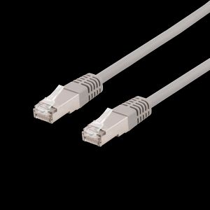 S/FTP Cat6 patchkabel 0,3 meter Delta-certifierad LSZH grå