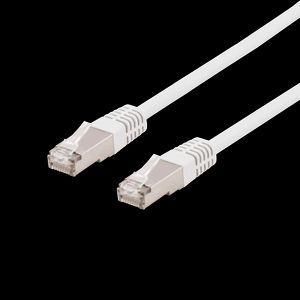 S/FTP Cat6 patchkabel 0,3m Delta-vit (LSZH, 250MHz)