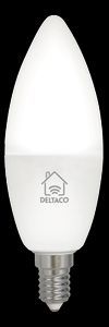 Deltaco SMART HOME LED-pære – E14 WiFi 4,9W dæmpbar
