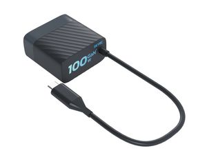 SkyRC PDC100W GaN USB-C PD Laddare 100W med Inbyggd USB-C-kabel
