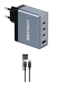 Hurtiglader 100W + USB-C-kabel for MacBook Pro og Air Magsafe 3 T-type