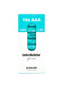 Teknikdelar AAA Batteri Alkaline 1.5V, 10-pack