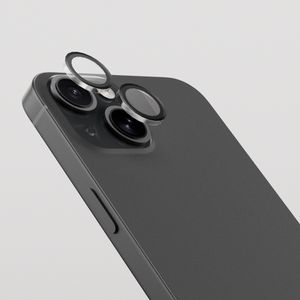 SiGN Herdet Glass Linsebeskytter til iPhone 14/15 - Svart/Gjennomsiktig