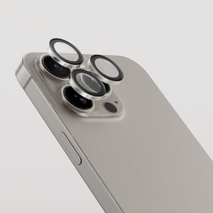 SiGN Herdet Glass Linsebeskytter til iPhone 15 Pro/15 Pro Max - Svart/Gjennomsiktig