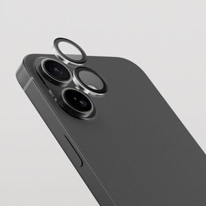 SiGN Herdet Glass Linsebeskytter for iPhone 17/16 - Svart/Gjennomsiktig